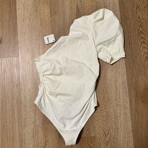 Free People Somthin Bout You Bodysuit White